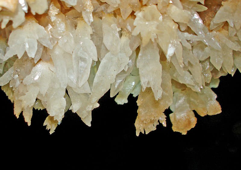 Ornate crystals in Phu Ma Dang Cave