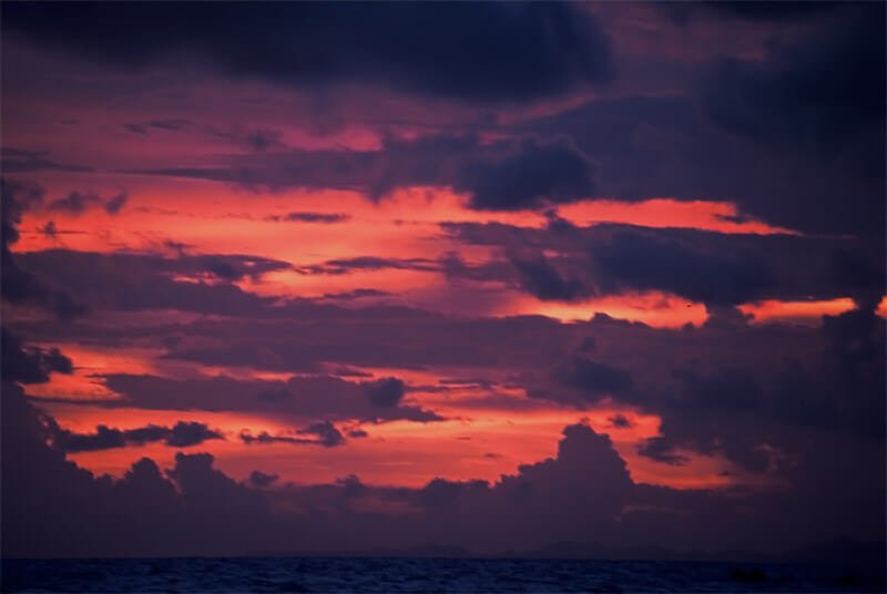 Koh Jum island sunset