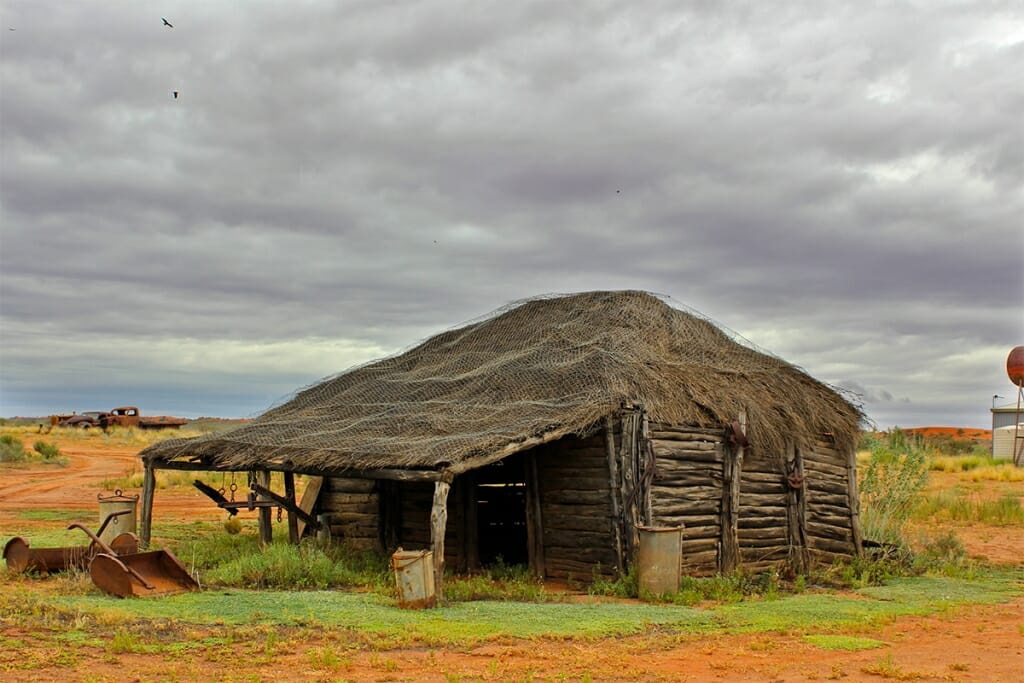 shack at Old Andado