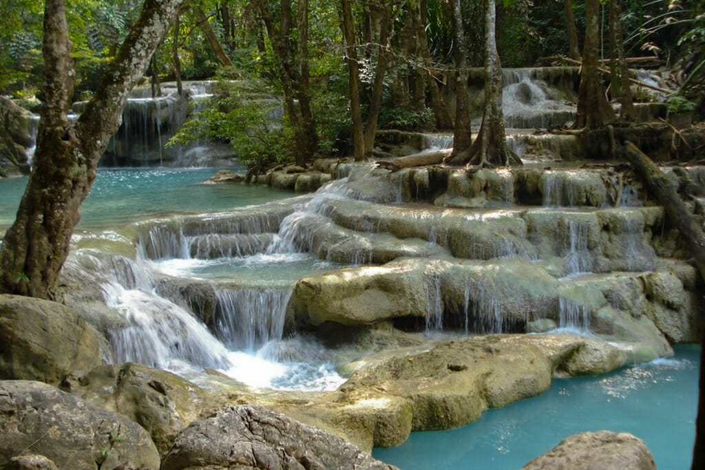 Erawan waterfall Western forest complex