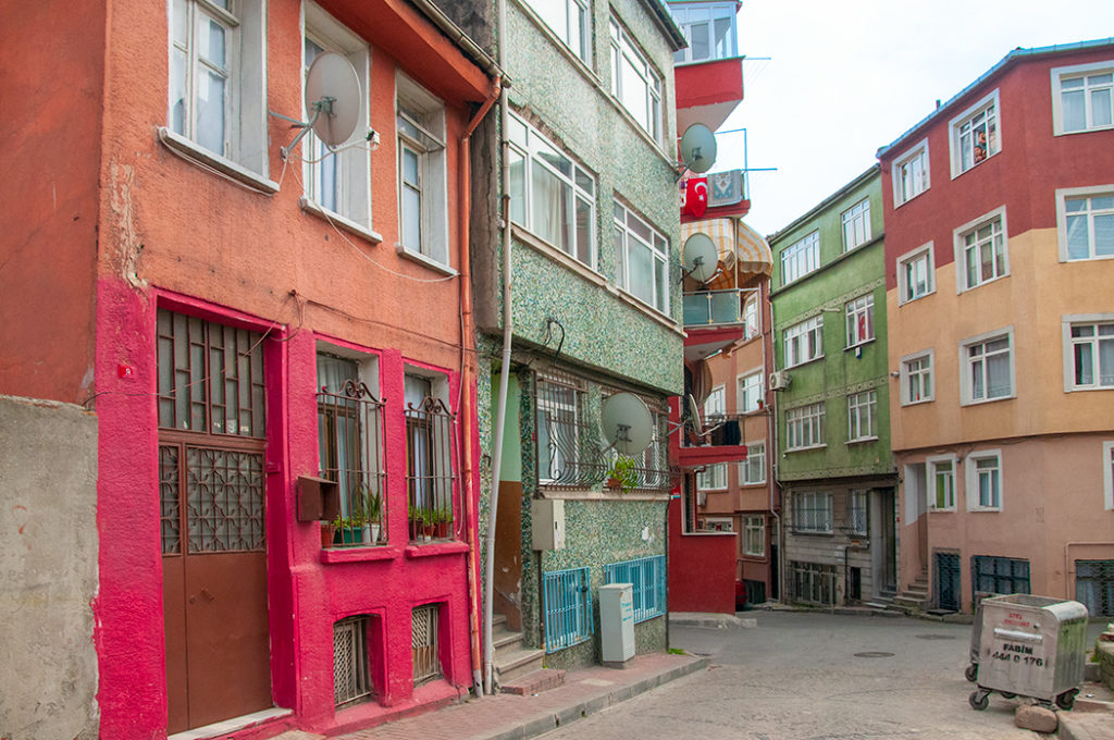 Ayvansaray street in Istanbul