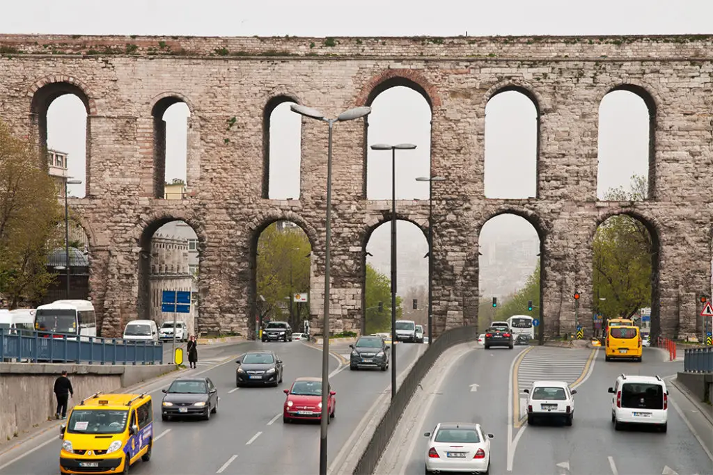 Constantinople - Istanbul: Valens Aqueduct