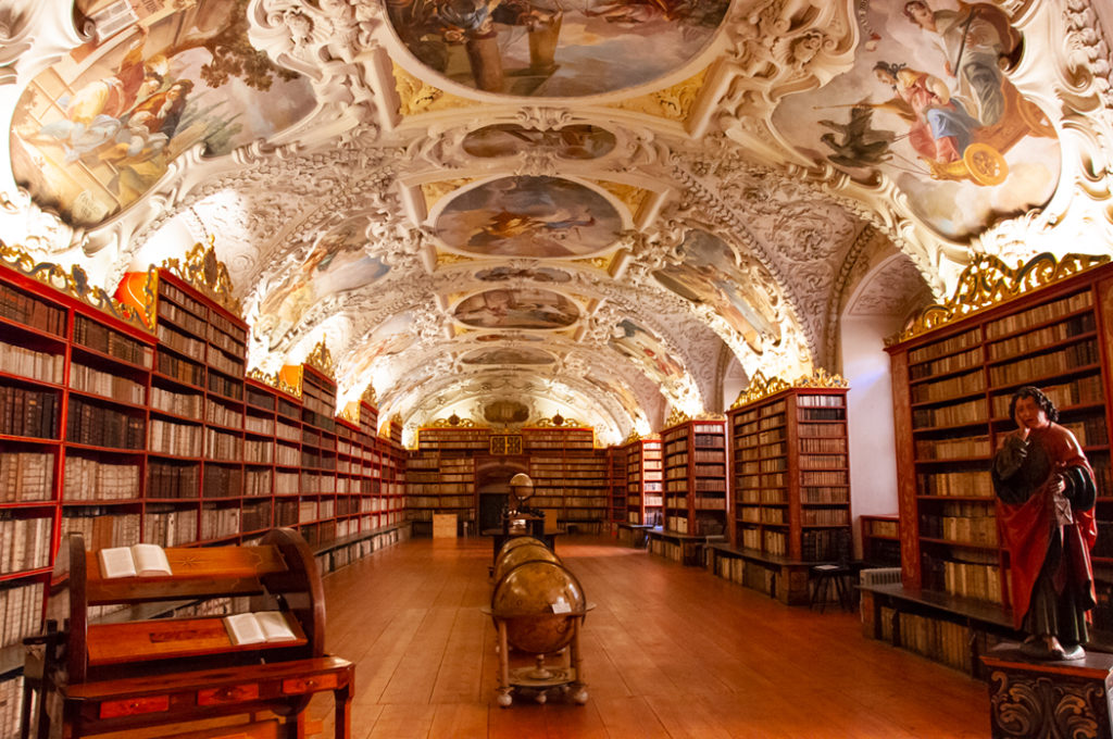 Theological Hall in Strahov Library - escaping the crowds in Prague
