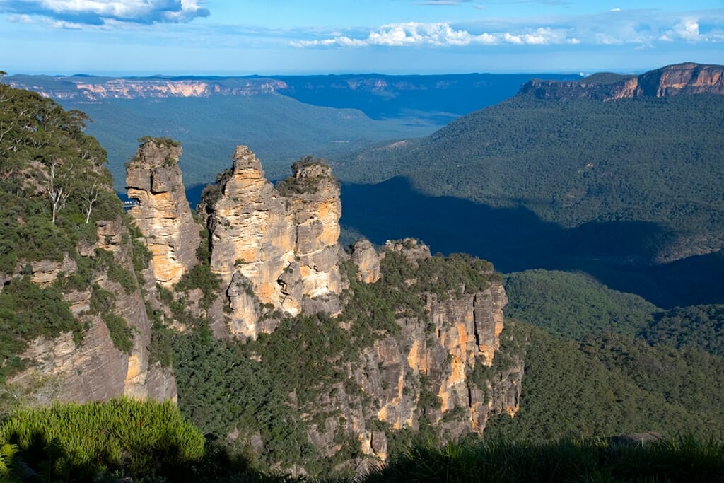 The three sisters blue mountains