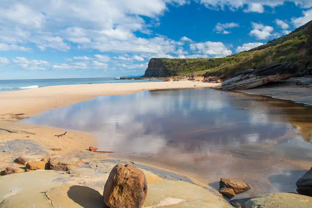 Burning Palms Beach on Otford to Burning Palms Beach trail