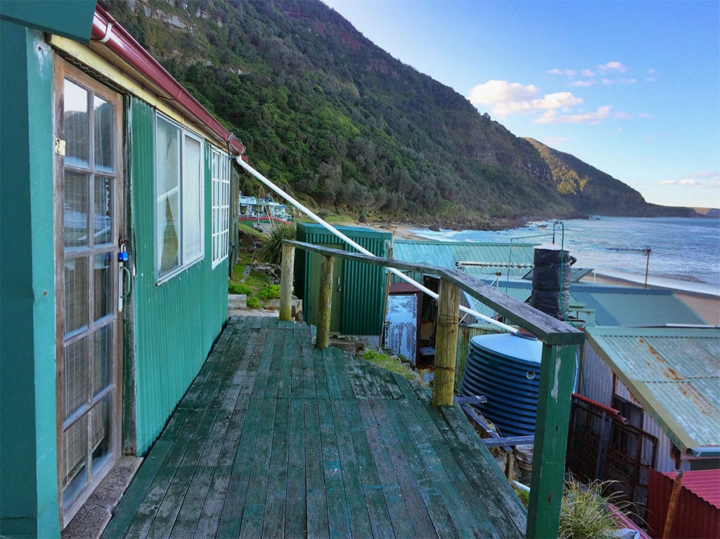 Bulgo beach shacks