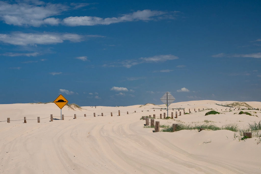 4WD track on Port Stephens sand dunes