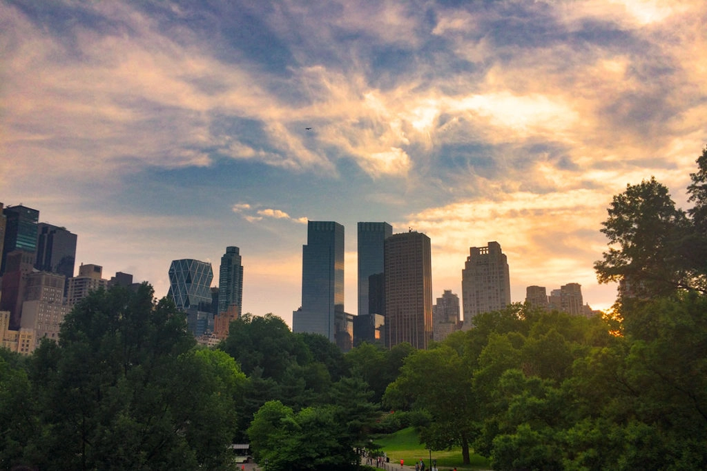Sunset in Central Park