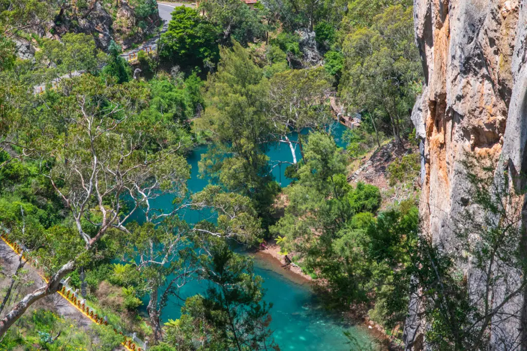 View of Blue Lake from Carlotta Arch