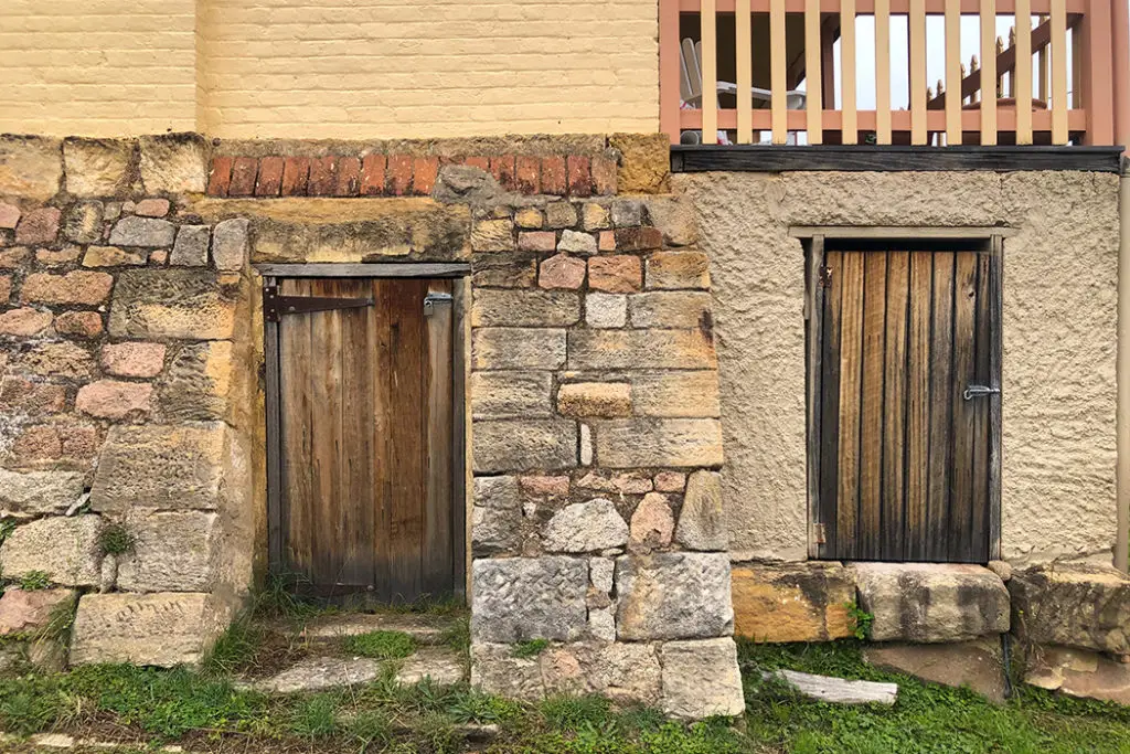 Tiny doorways in Hartley Village