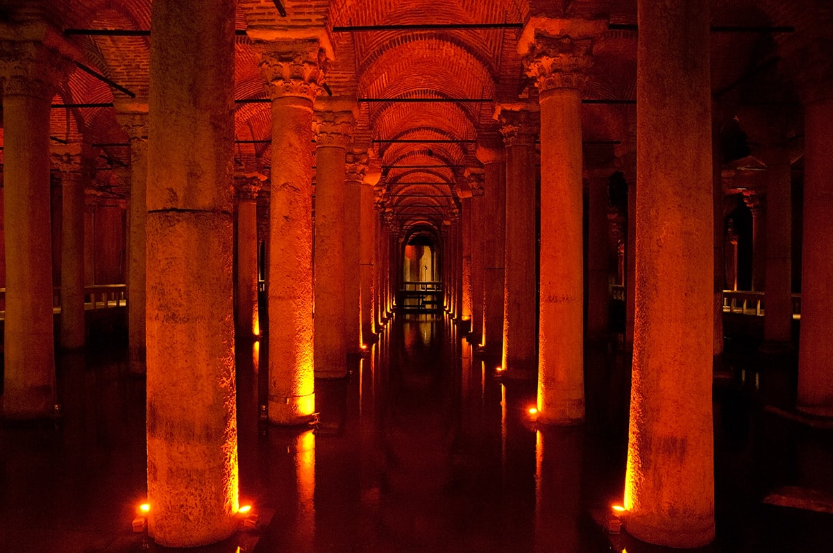 Constantinople now - Basilica cistern in Istanbul