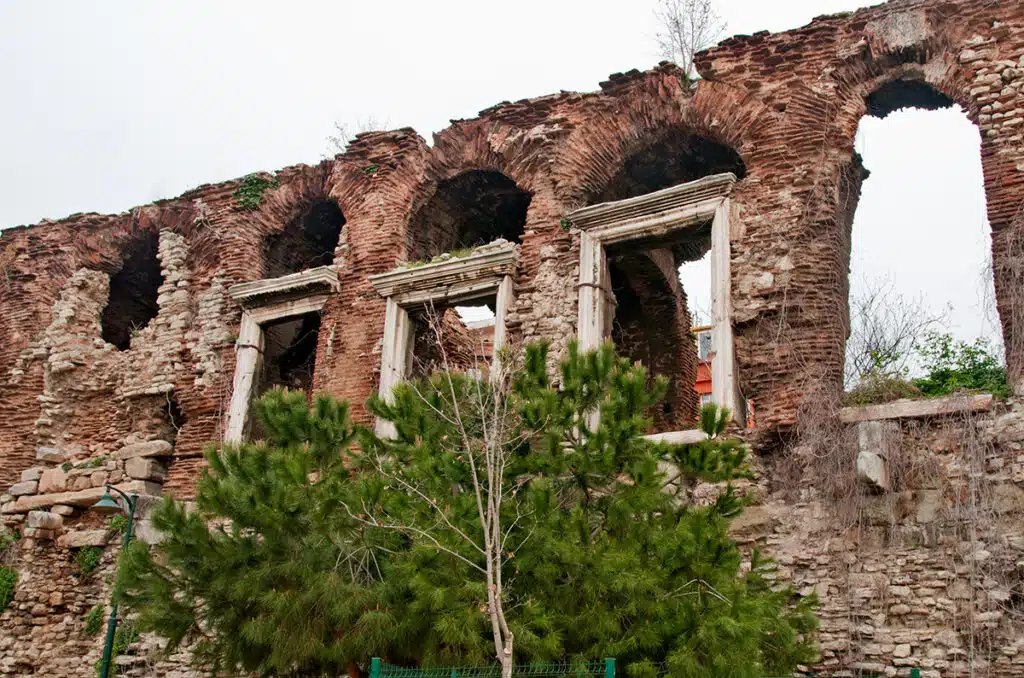 Constantinople today - Bucoleon Palace ruins in Istanbul
