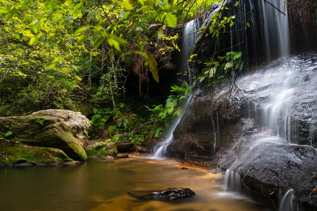 Cataract Falls on South Lawson Waterfall Circuit Walk