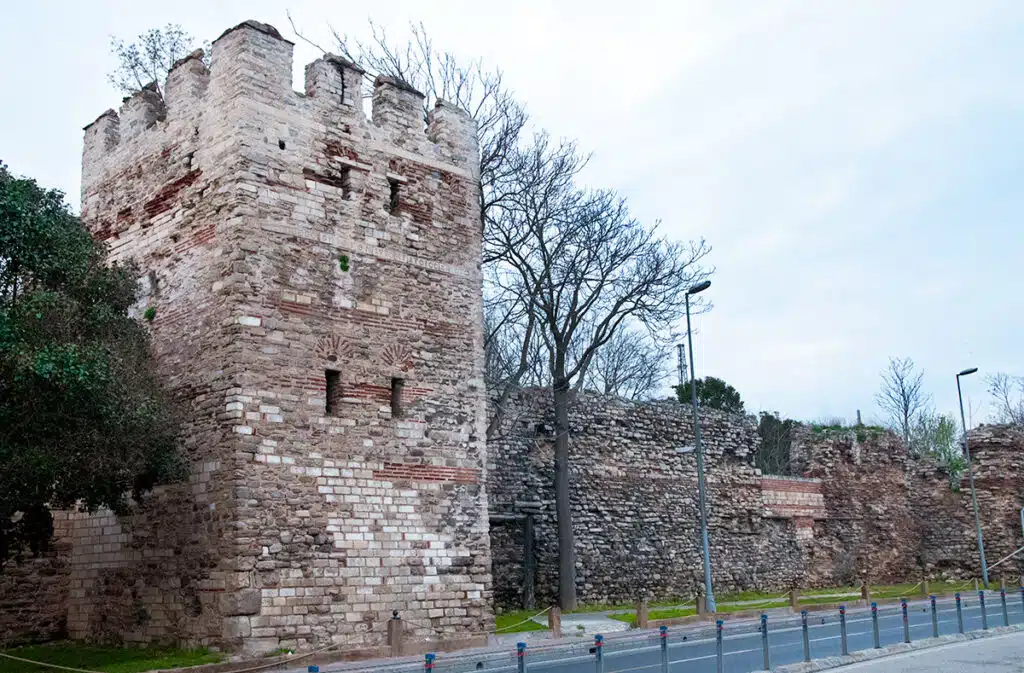 Sea wall of constantinople in Istanbul