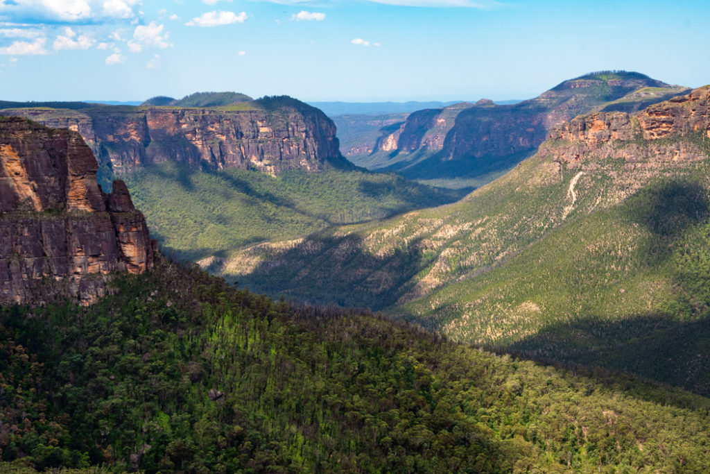 View of Grose Valley from Govetts Leap lookout