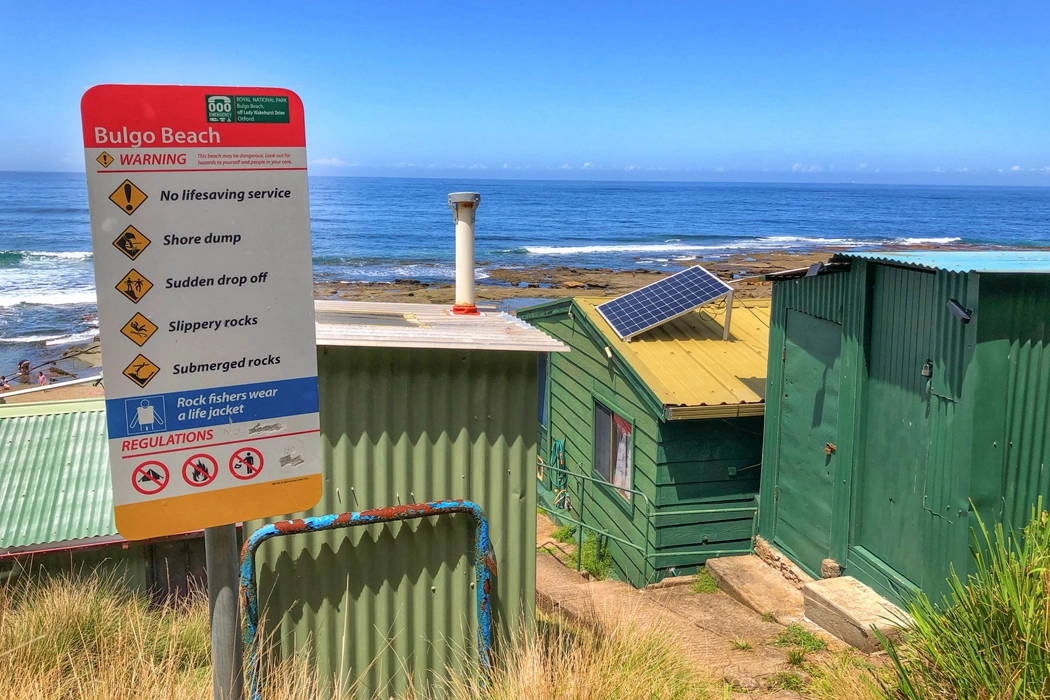 Bulgo beach fishing shack village