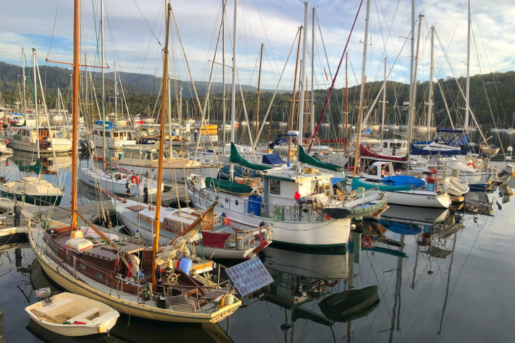 Boats in Kettering harbour