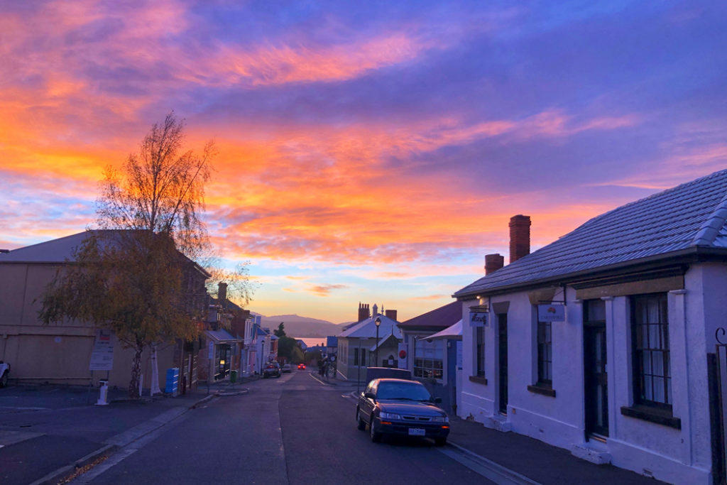 Sunrise in Hobart