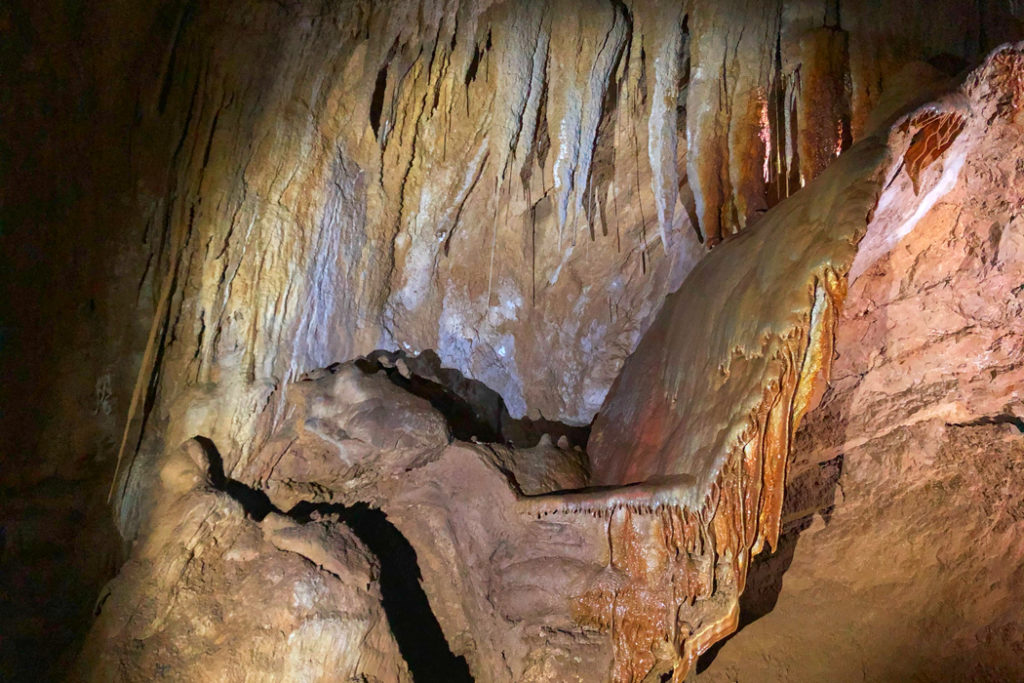 Hastings caves interrior