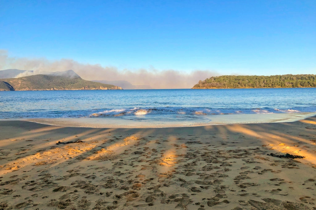 The beach at Safety Cove