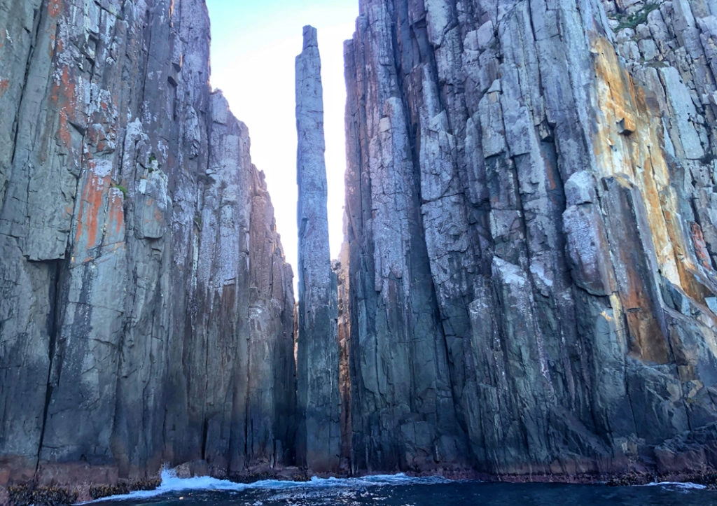 Totem pole - a rock formation on the tasman peninsula coastline
