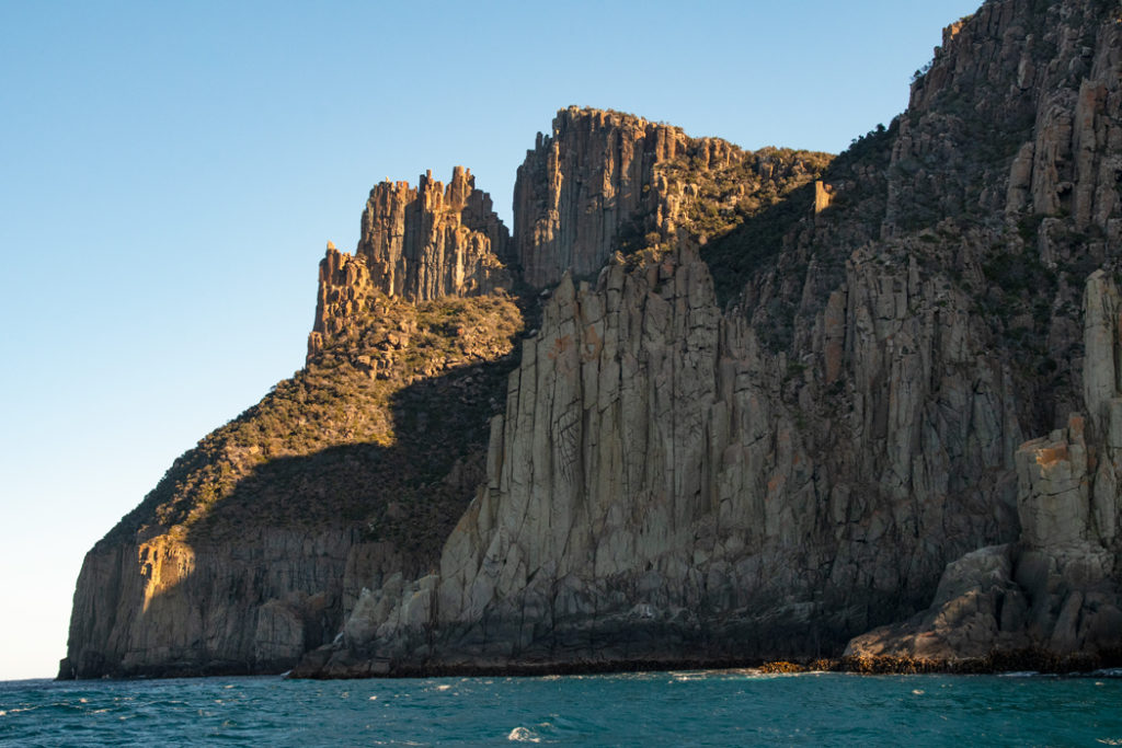 dolerite cliffs of the Tasman Peninsula