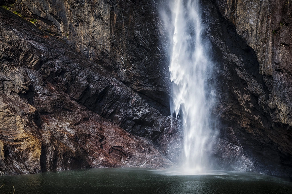 Plunge pool at the bottom of Wallaman Falls