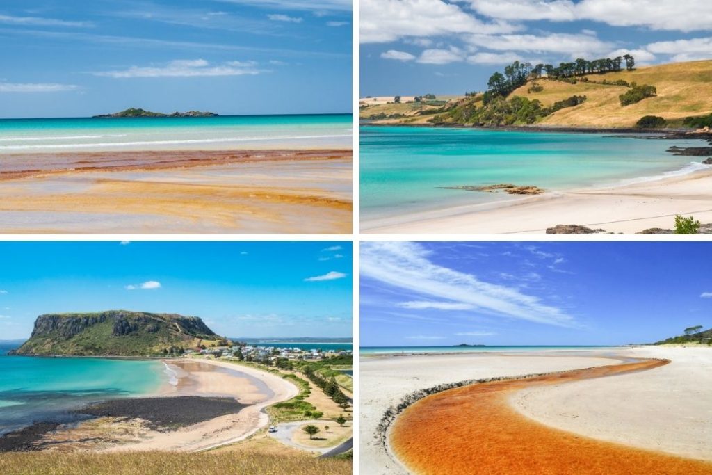 Gorgeous beaches in Tasmania