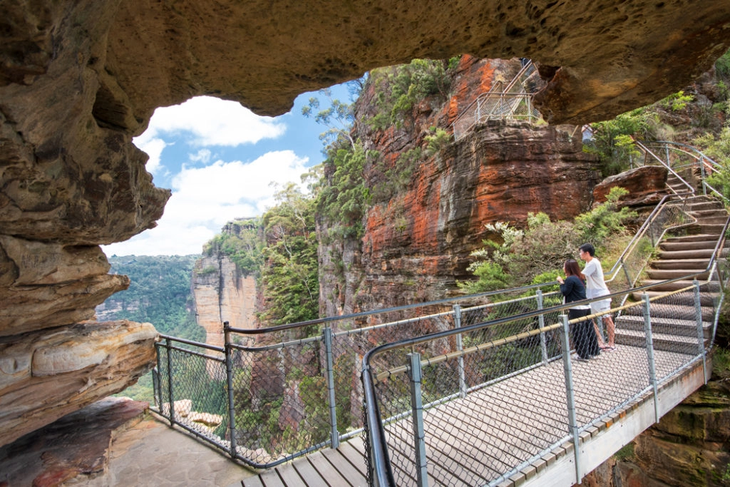 Honeymoon Bridge blue mountains
