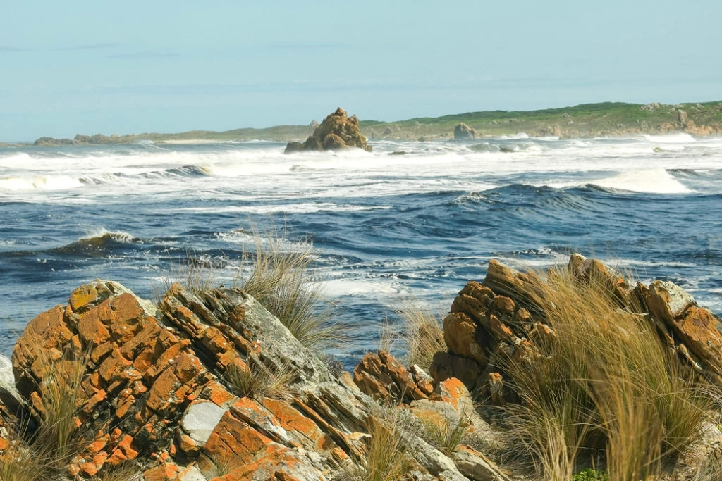wild ocean at edge of the world