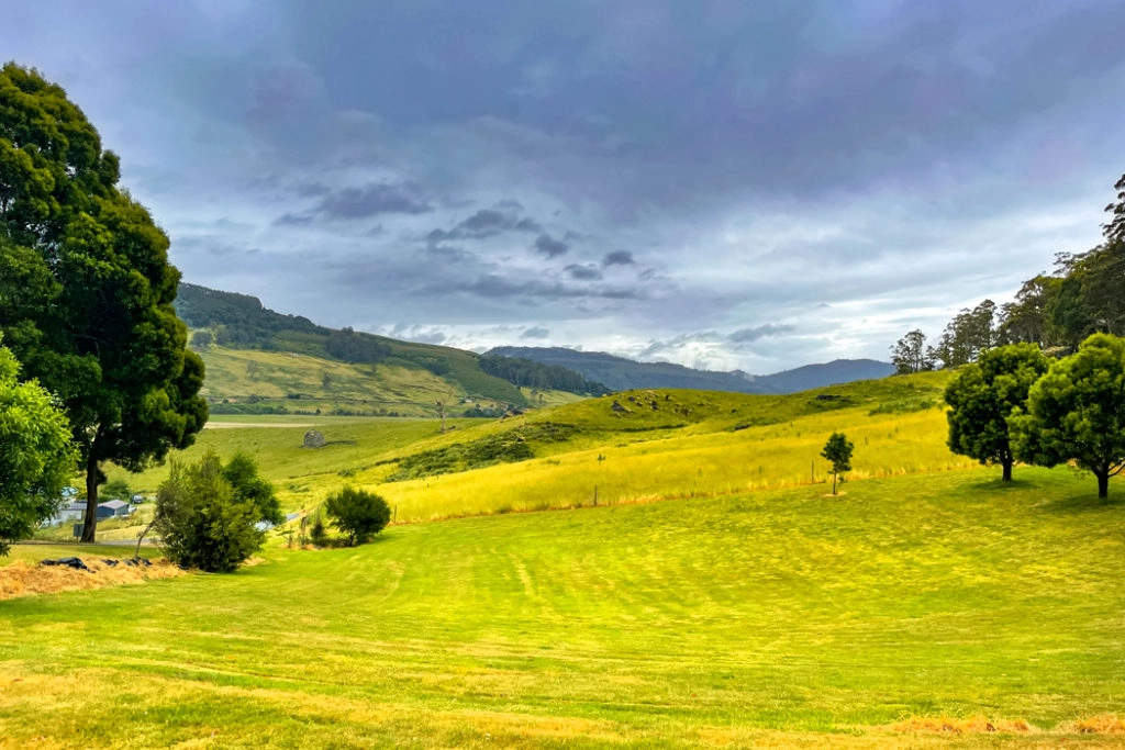 Farmland surrounding Gunns Plains Caves