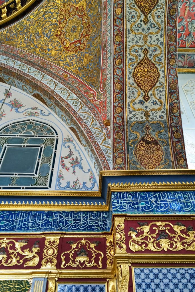 Stunning tiles in the Imperial hall, Topkapi Palace harem