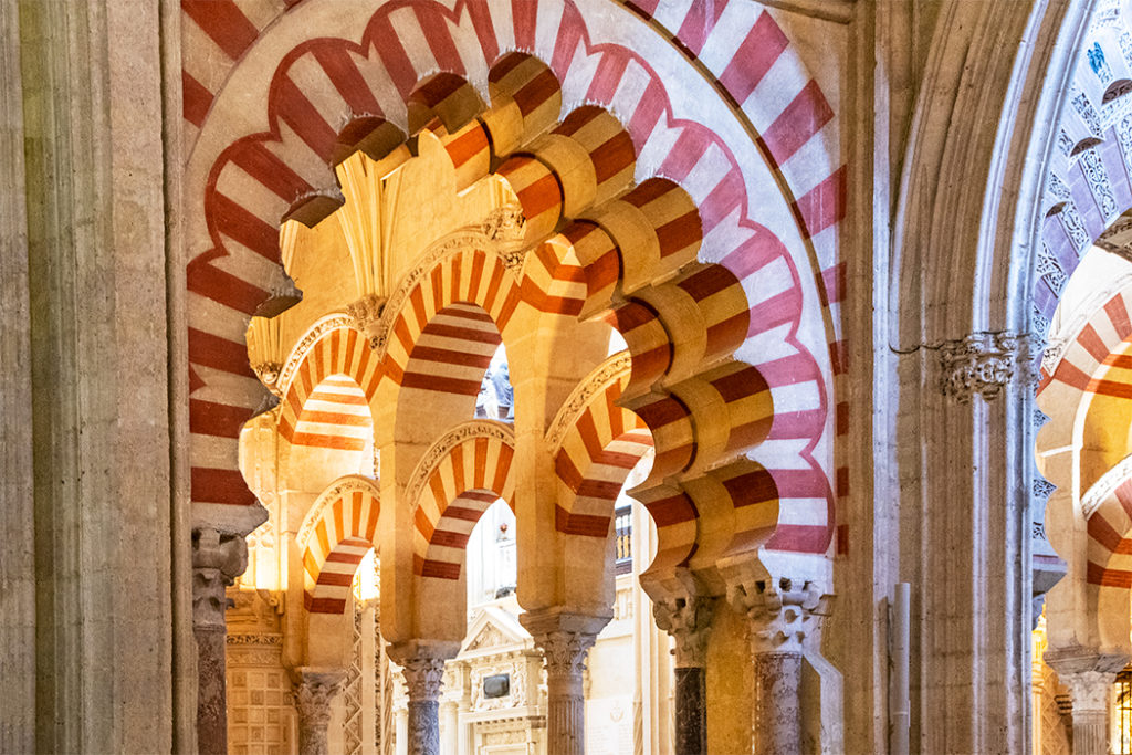 Arches in Cordoba Mosque Cathedral