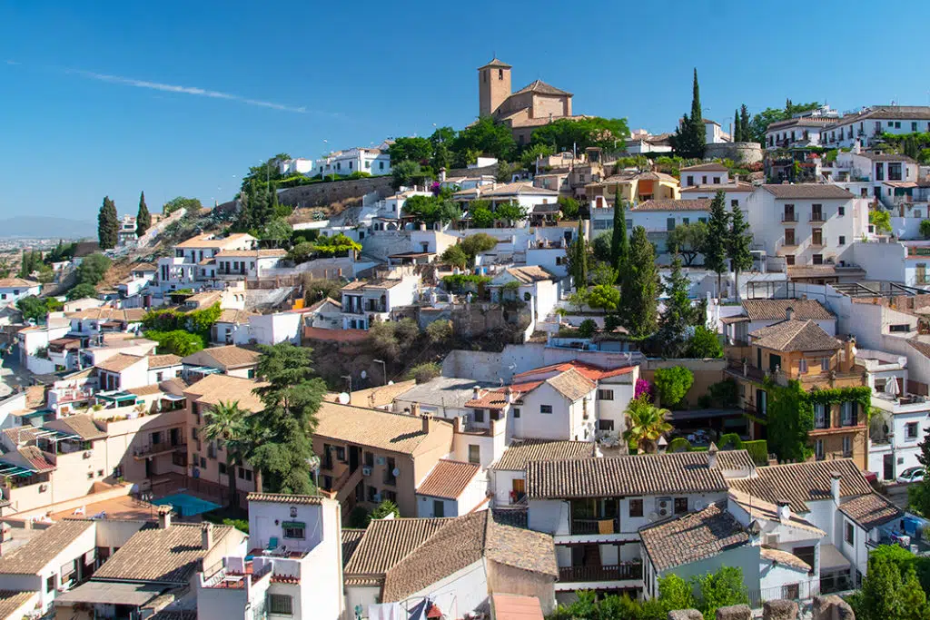 Albaicin neighbourhood in Granada