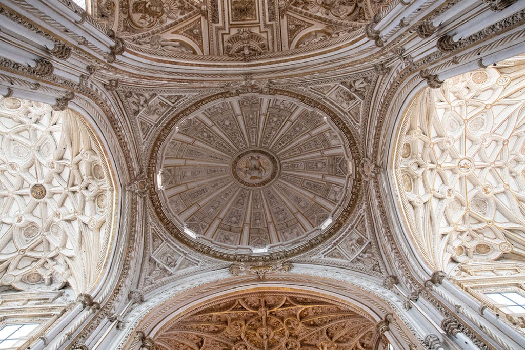 Mosque-Cathedral of Cordoba - cathedral ceiling