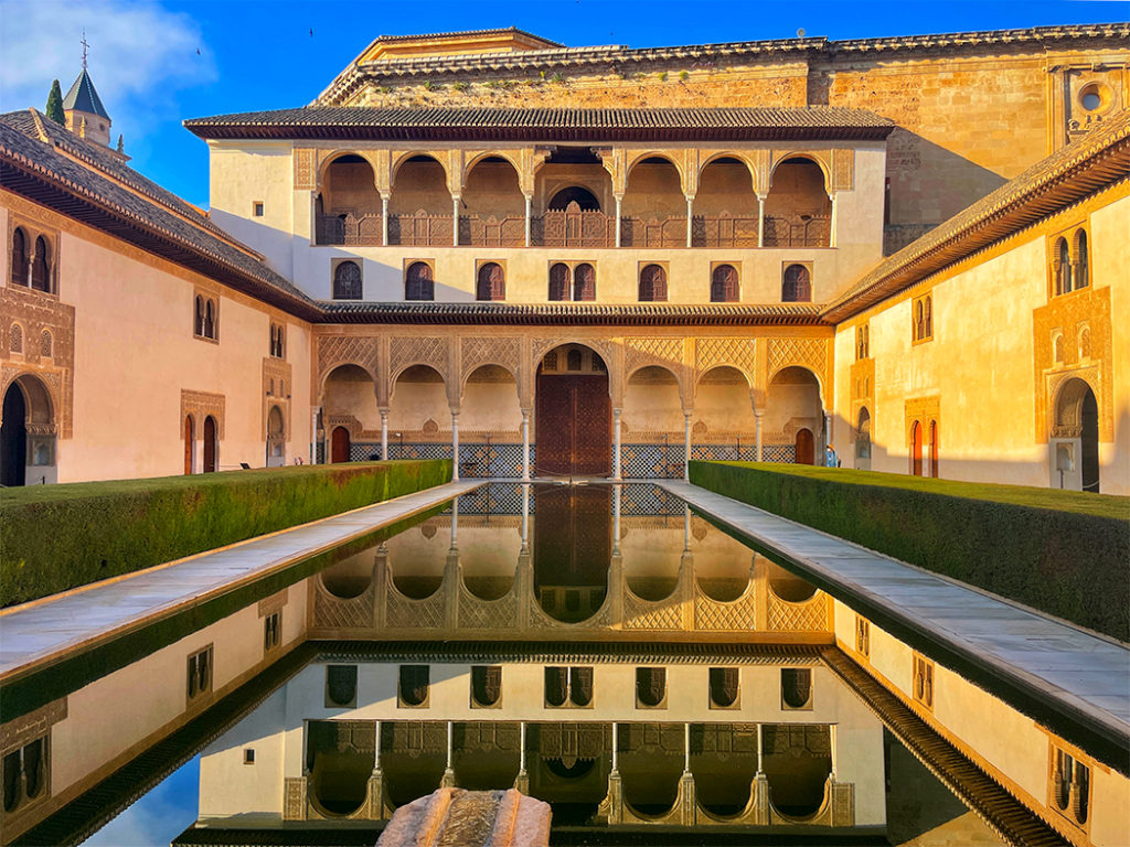 Nazrid palace in Alhambra, Granada
