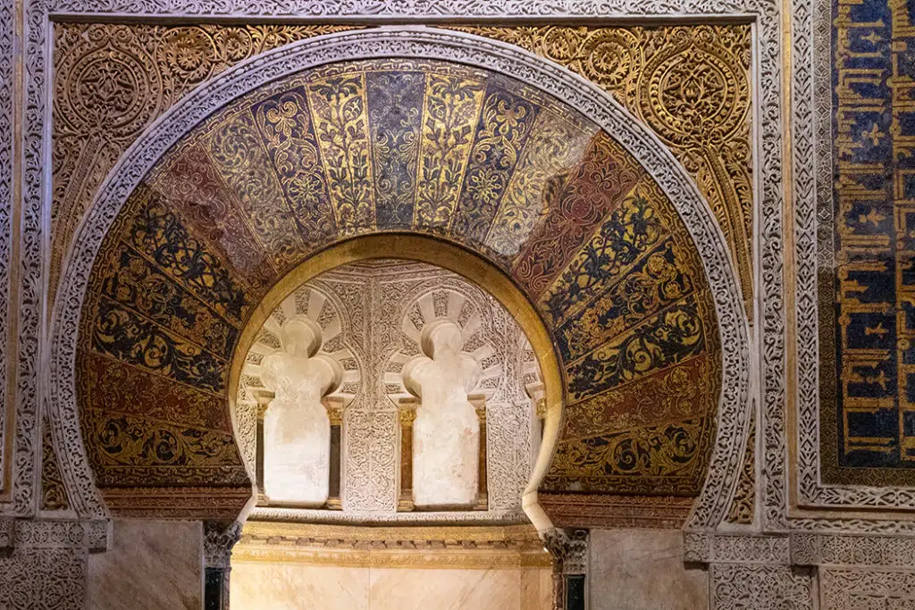 Mihrab in Mezquita of Cordoba
