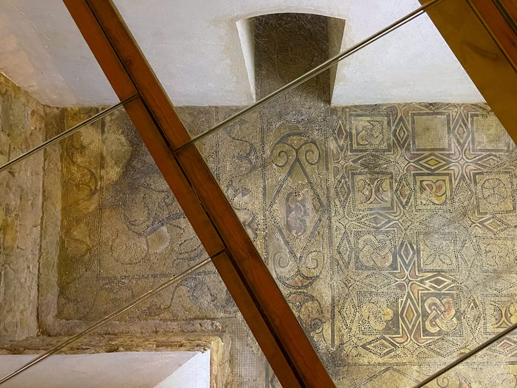 roman mosaics in Mezquita