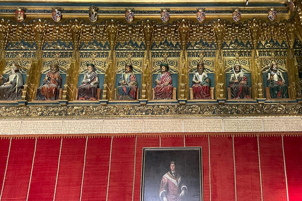 Hall of the monarchs - Segovia Alcazar