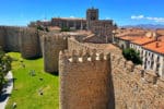 Avila walled city in Spain