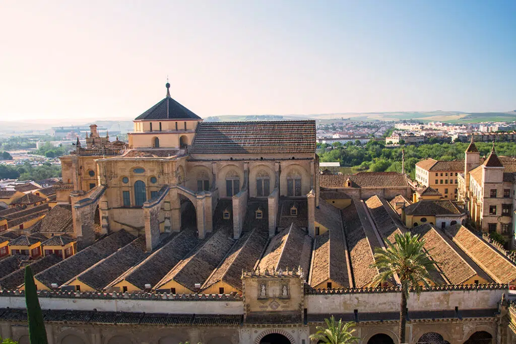 View of Mezquita from Bell Tower, cordoba