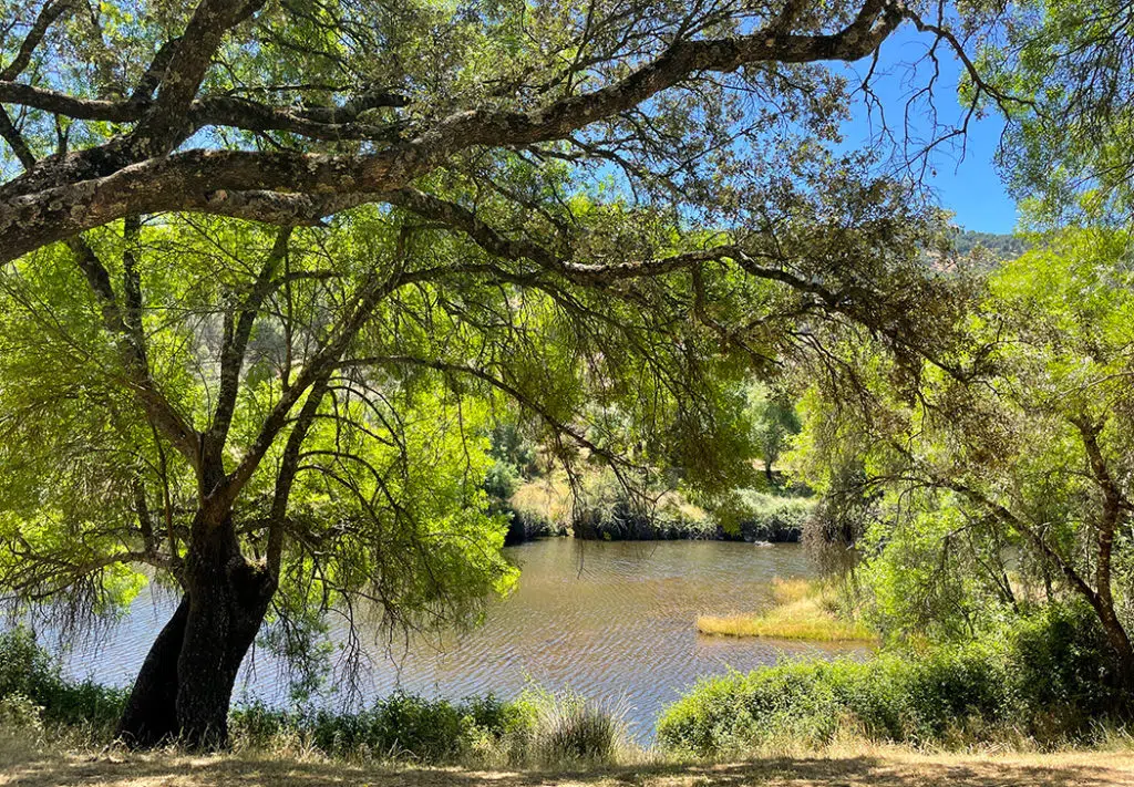 La Recta recreational area in Lugar Nuevo, Andalusia