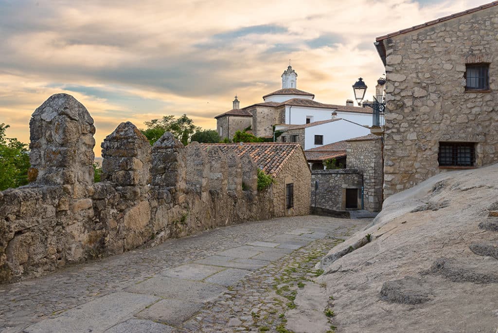 Trujillo walled city in Spain