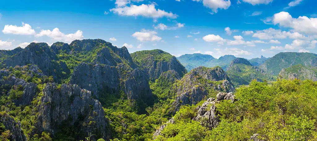 Khao Sam Roi Yot National Park panorama