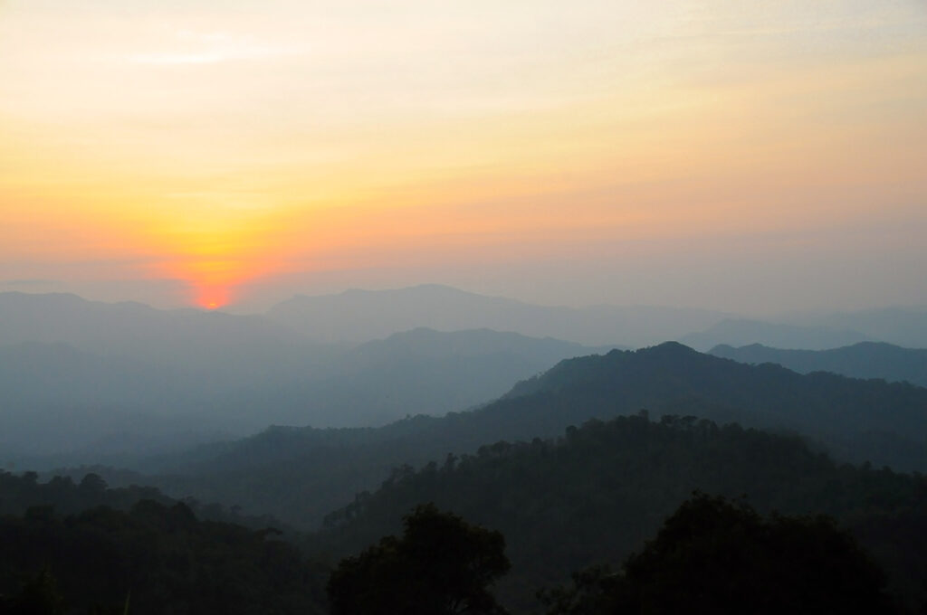 Sunset in Kaeng Krachan National Park