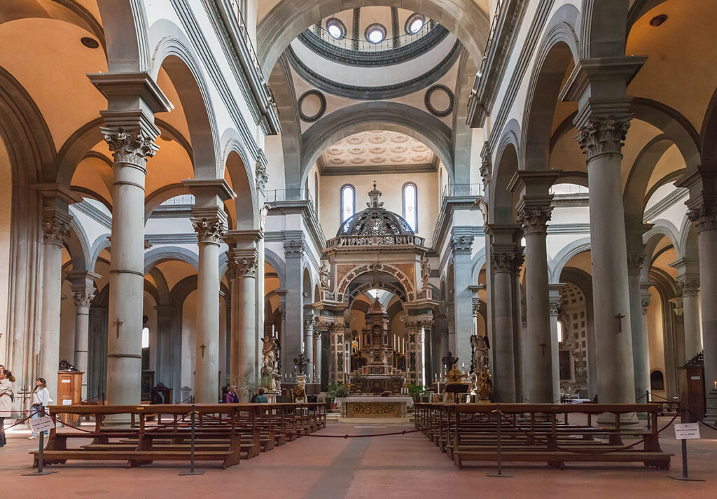 Basilica Santo Spirito - things to do in Florence in winter