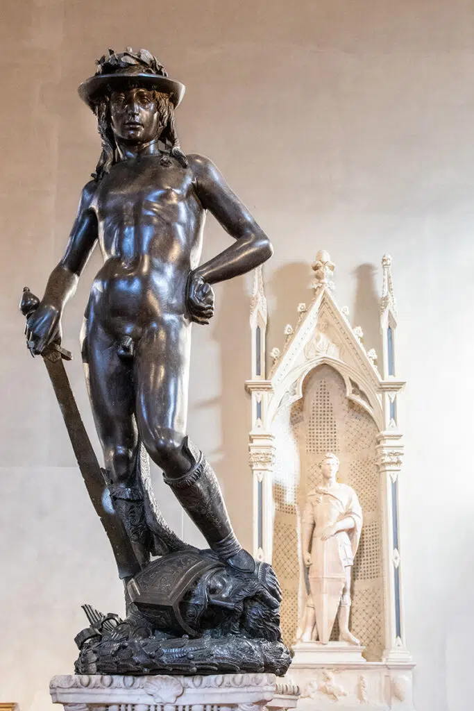 David by Donatello. Bargello museum in Florence