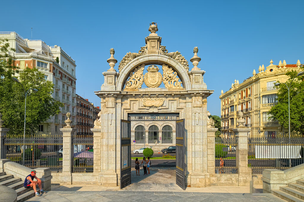 Madrid old town - Gate of Felipe IV