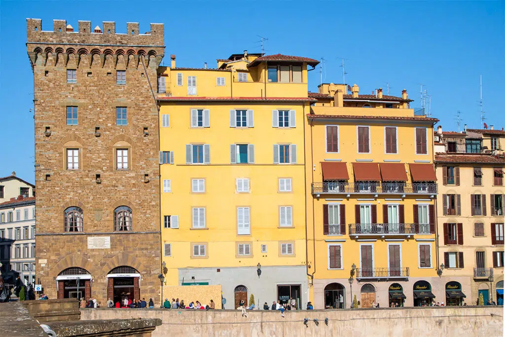 Palazzo Feroni-Ferragamo where Michelangelo had a quarrel with Da Vinci in Florence