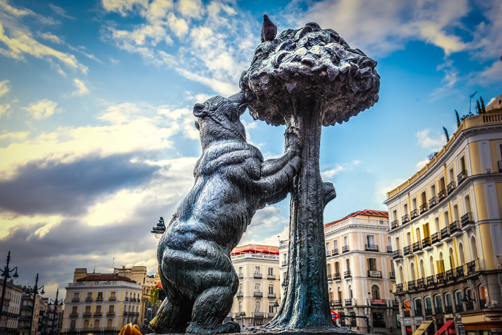 Puerta del Sol in Madrid's old town